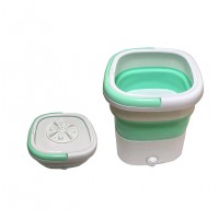 Intexca Foldable Portable Mini Washing Machine Convenient for Home Travel Camping Apartments Dorms Business Trip RV Trailer 